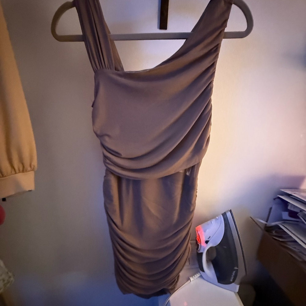 Elegant Taupe Dress